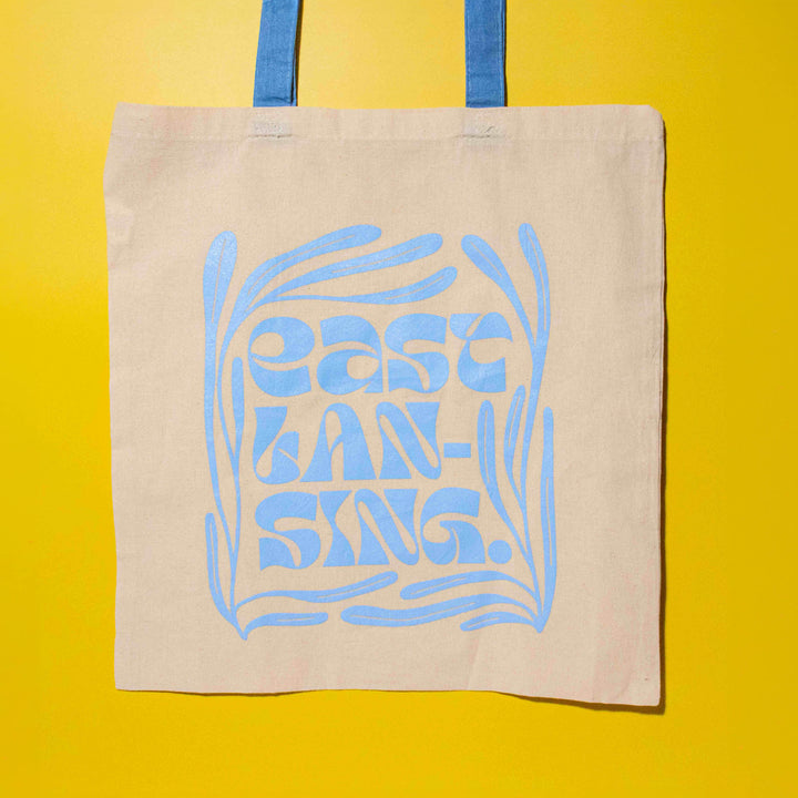 East Lansing Tote Bag - Illustrated Things by Esther