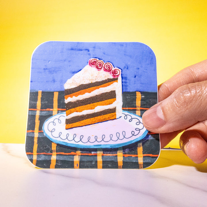 Illustrated Layer Cake Sticker - Illustrated Things by Esther