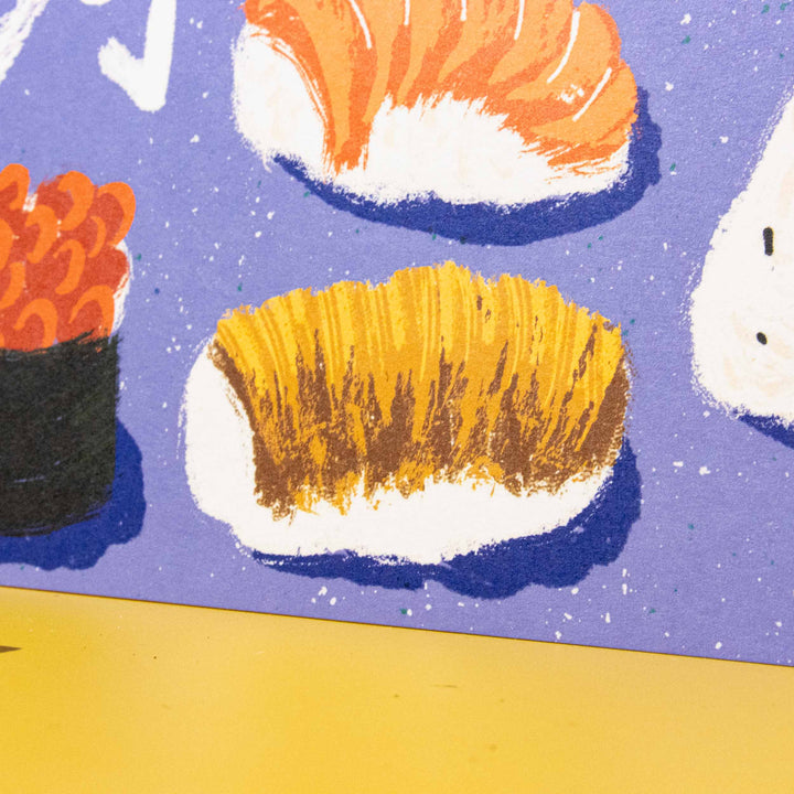 Illustrated Sushi Art Print - Illustrated Things by Esther